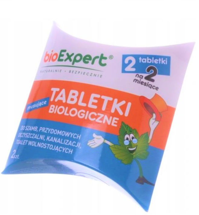 TABLETKI BIOLOGICZNE DO SZAMBA I OCZYSZCZALNI 2 szt.