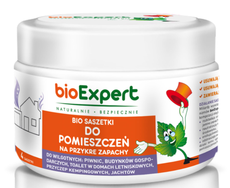 SASZETKI ANTYODOROWE DO POMIESZCZEŃ 4 szt.