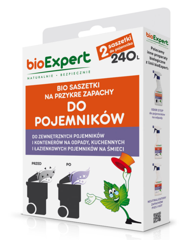 SASZETKI ANTYODOROWE DO POJEMNIKÓW KOSZA NA ŚMIECI