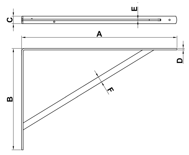 WSPORNIK 250 x 200 mm WZMACNIAJĄCY BIAŁY