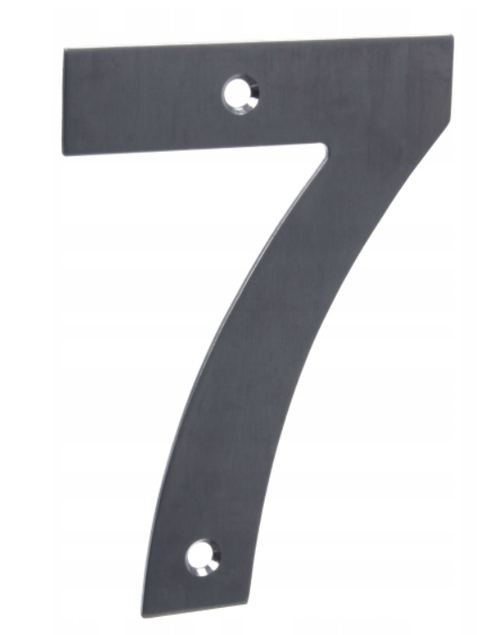 CYFRA " 7 " NIERDZEWNA SZCZOTKOWANA