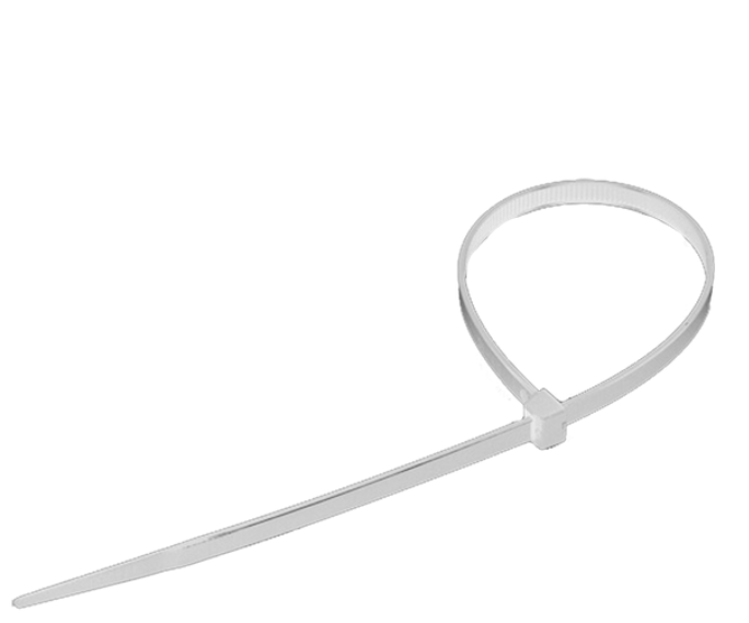 OPASKA KABLOWA PLASTIKOWA BIAŁA 7,6 x 300 mm 100 szt.