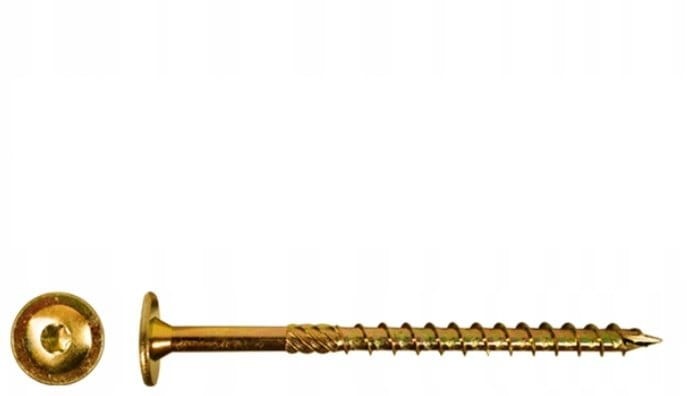 WKRĘTY DO DREWNA KOŁNIERZOWY OC 8 x 240 mm 50 szt.