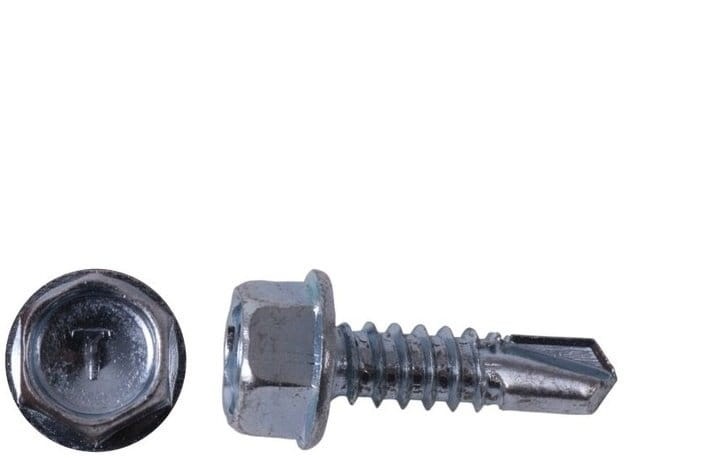 WKRĘTY DO BLACHY Z WIERTŁEM 5.5 x 25 mm NA KLUCZ 500 szt.