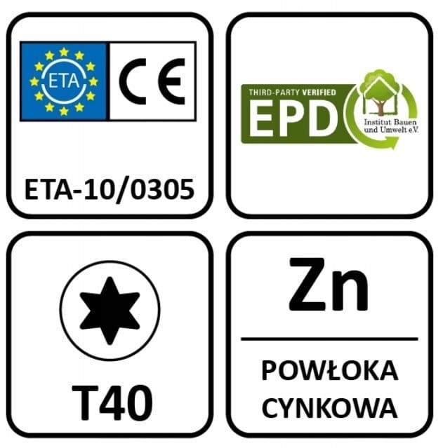 KOŁEK ROZPOROWY EJOT SDF-S-10Hx200-V / 10 x 200 mm