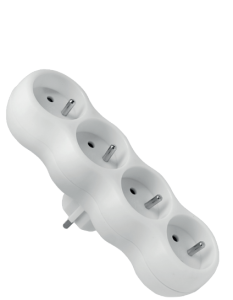 ROZGAŁĘŹNIK ELEKTRYCZNY 4 GNIAZDA Z UZIEMIENIEM