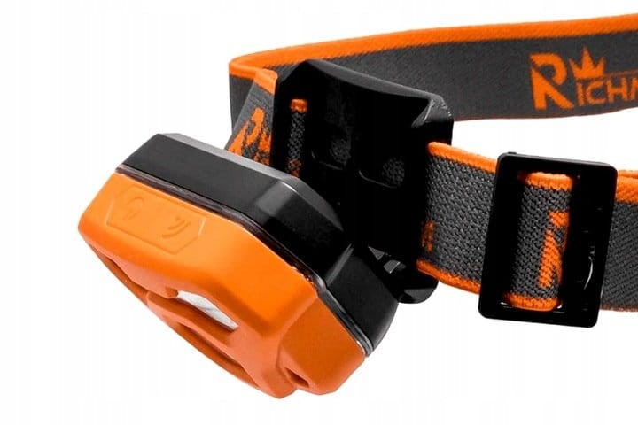LATARKA CZOŁOWA AKUMLATOROWA LED 4W + 2W USB IP65