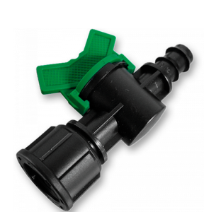 Zawór do węża PE 16 mm z gwintem 3/4"
