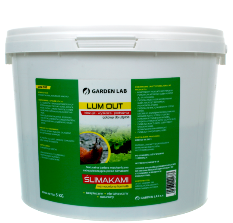 ŚRODEK NATURALNY OCHRONA PRZED ŚLIMAKAMI 5 kg