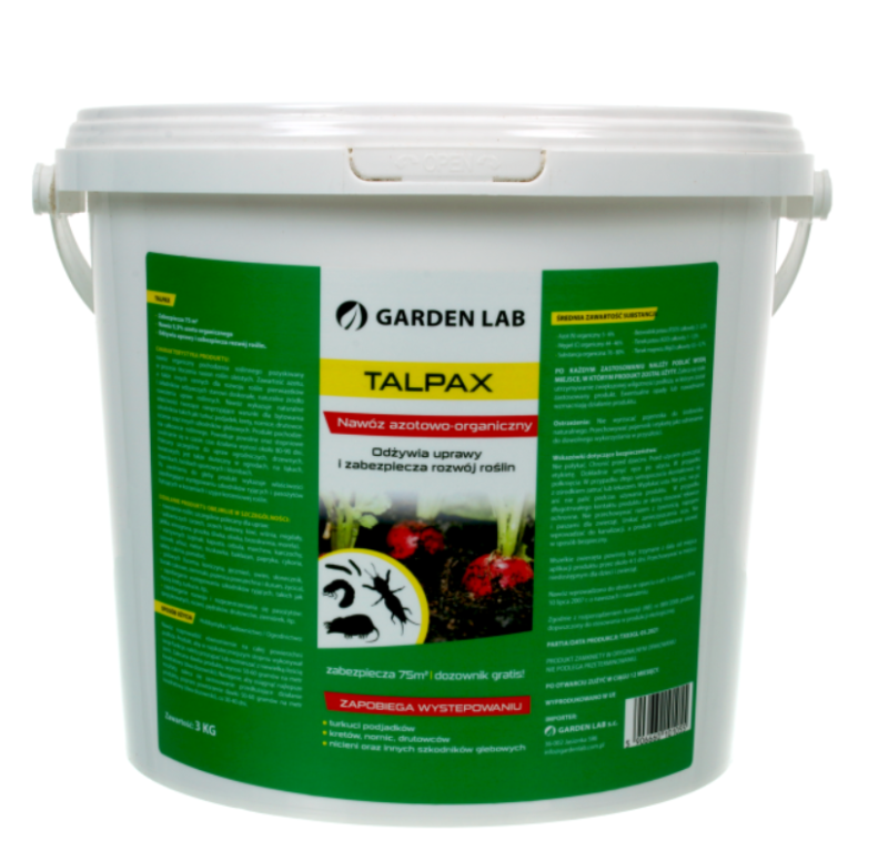 NAWÓZ ORGANICZNY NA TURKUCIA TALPAX 3.0 kg