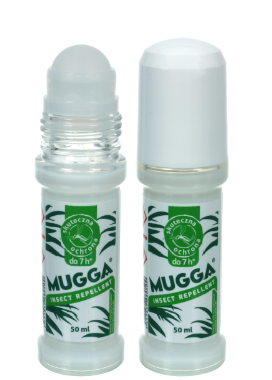 MLECZKO NA KOMARY I KLESZCZE MUGGA ROLL ON 20% 50 ml