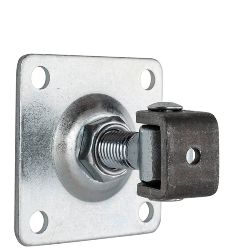 ZAWIAS REGULOWANY M16 Z PŁYTKĄ 80 x 80 x 3 mm