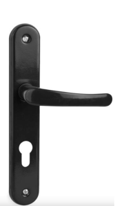 Klamka drzwiowa GM 72 mm na wkład - czarna MET-GAL