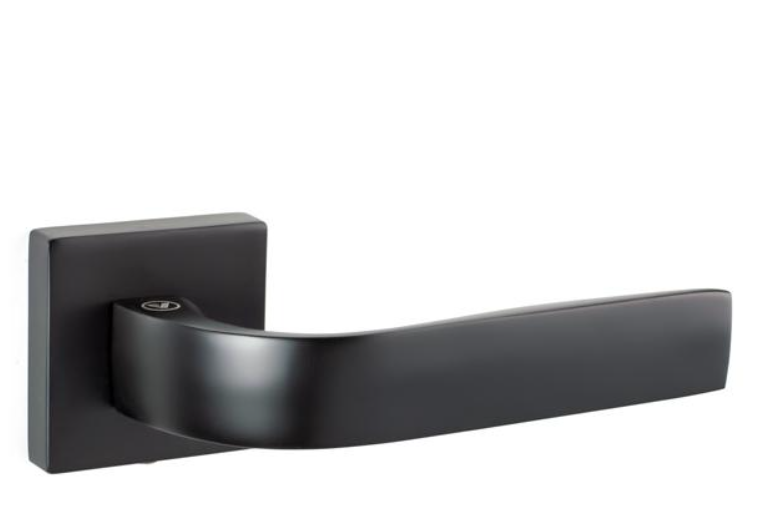 KLAMKA DO DRZWI CZARNY MAT K-1351-13 P2 DENSO