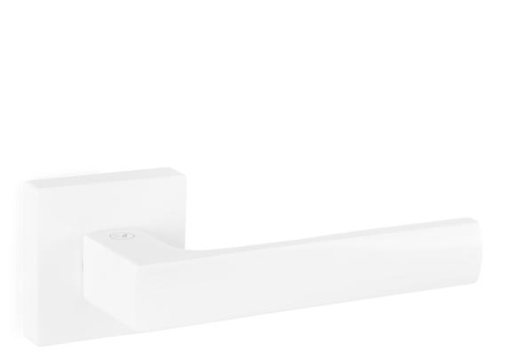 KLAMKA DO DRZWI DZIELONA K-1431-13 P1 BIAŁY IMOLA