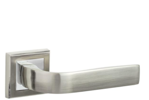 Klamka drzwiowa Denso K-351-03 nikiel + chrom, szyld dzielony VERAMET