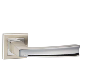 Klamka drzwiowa K-411-03 VIVA - ZnAl, szyld dzielony VERAMET