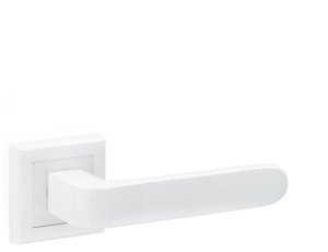 Klamka drzwiowa aluminiowa K-491-03 LEDO - biały VERAMET