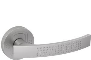 Klamka drzwiowa T-111-112 ARGUS - aluminium, szyld dzielony