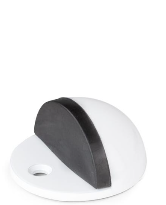 ODBOJNIK NA DRZWI 'V' PRZYKRĘCANY PG-073 P1 BIAŁY