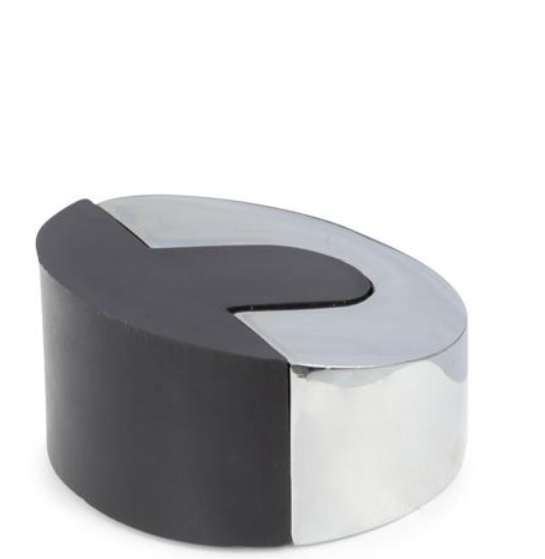 ODBOJNIK DRZWI PRZYKRĘCANY WALEC ŚCIĘTY G2 CHROM