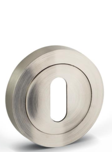 TARCZKA DO KLAMKI K-006-01 G8 NIKIEL OKRĄGŁA