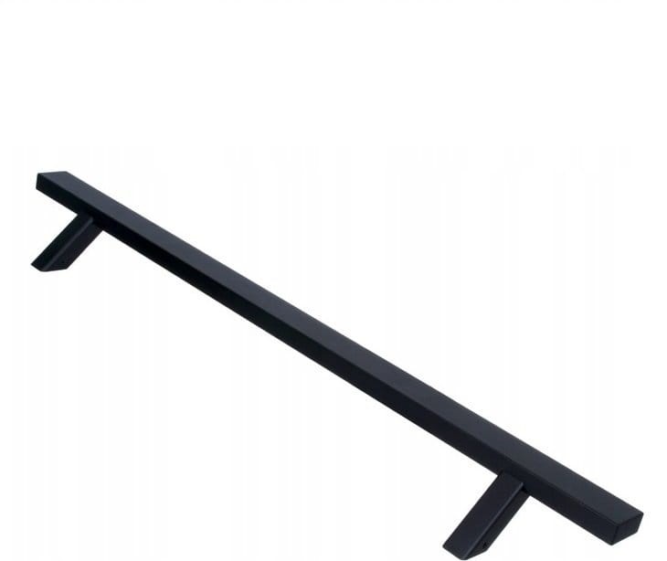 POCHWYT DRZWIOWY NIERDZEWNY PR 45° 500 mm CZARNY
