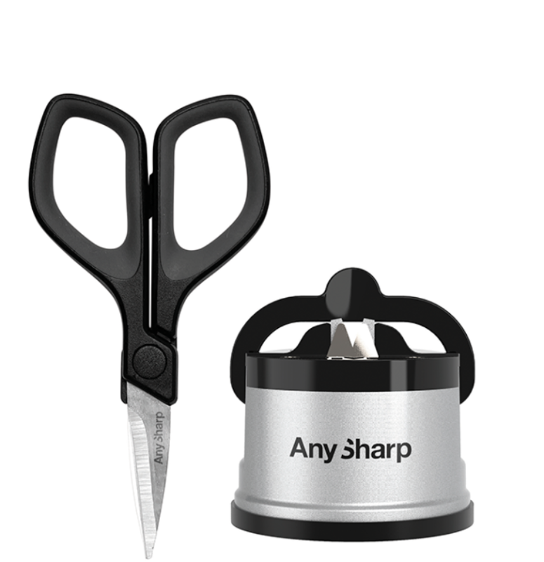 OSTRZAŁKA ANYSHARP CLASSIC SILVER + MINI NOŻYCZKI