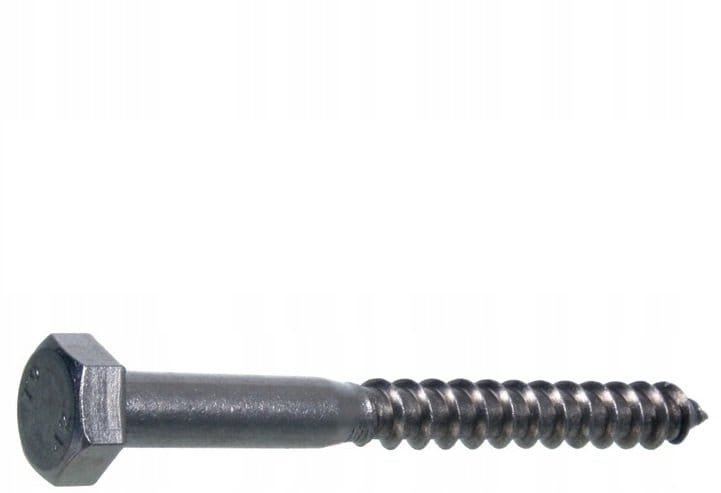 WKRĘTY NIERDZEWNE Z ŁBEM NA KLUCZ INOX 8 x 80 mm 10 szt.
