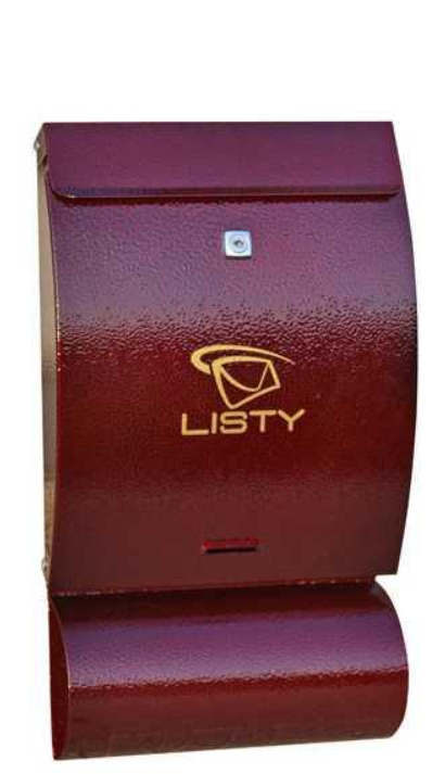 SKRZYNKA NA LISTY 470 x 250 x 65 mm - RÓŻNE KOLORY