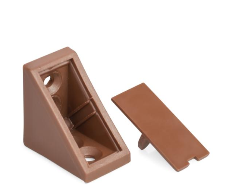 KĄTOWNIK PLASTIKOWY PODWÓJNY KN-386 BRĄZ