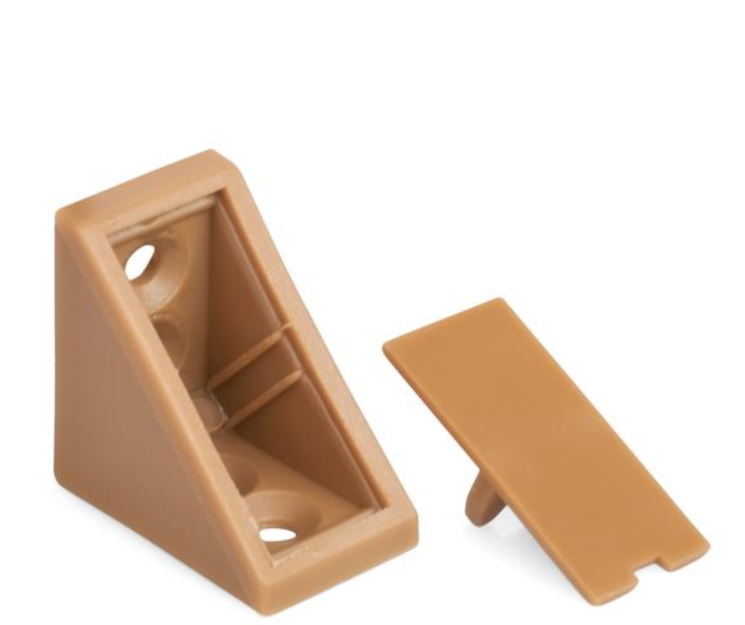 KĄTOWNIK PLASTIKOWY PODWÓJNY KN-386 ORZECH