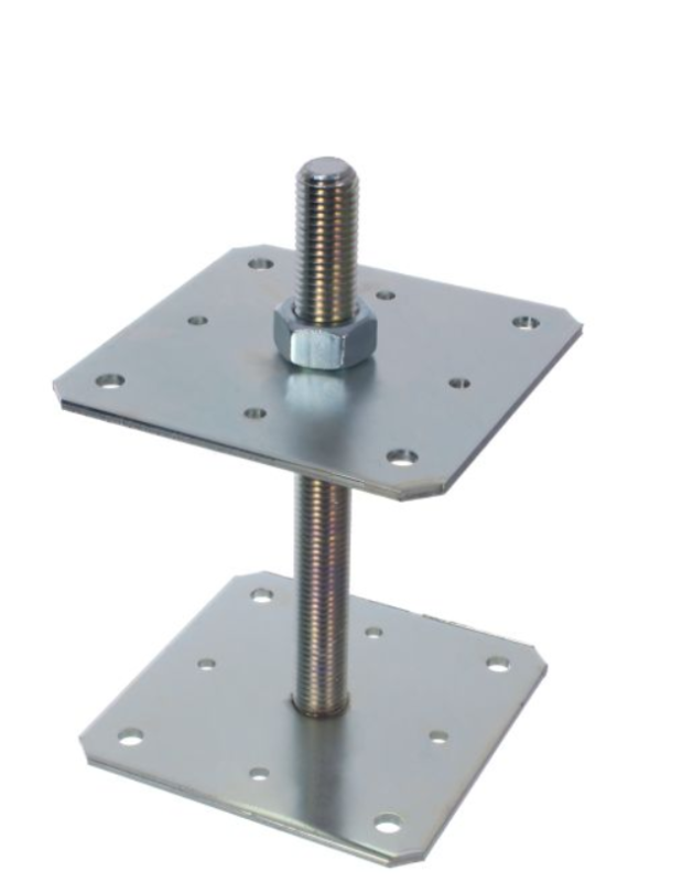 PODSTAWA SŁUPA Z REGULOWANA WYSOKOŚCIĄ 160 x 160 x 250 mm