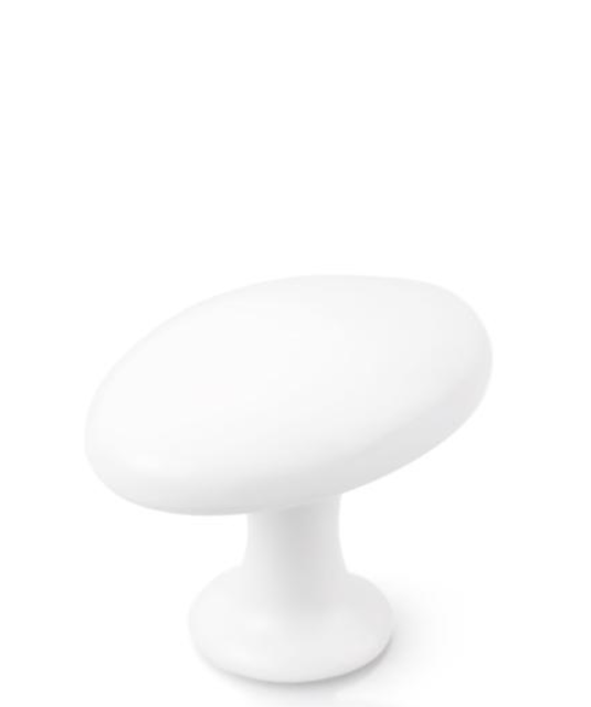 GAŁKA MEBLOWA OWALNA GM-325 P1 BIAŁY