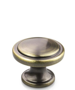Okrągła gałka meblowa metalowa patyna fi30 mm