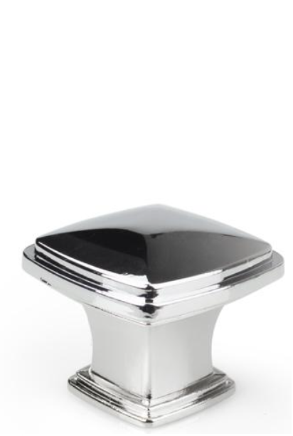 GAŁKA MEBLOWA KWADRATOWA GM-712 G2 CHROM POŁYSK