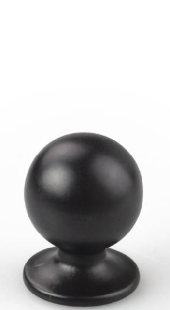 GAŁKA MEBLOWA OKRĄGŁA GM832 P2 CZARNY MAT