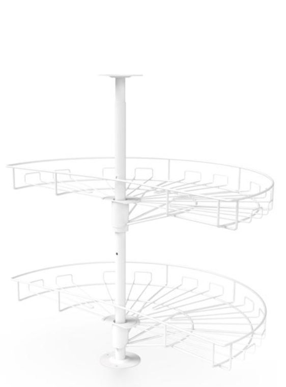 PÓŁKA OBROTOWA BIAŁA 1/2 690 W-4269