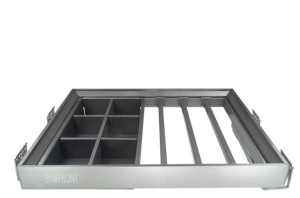 Wieszak na spodnie + organizer SYMPHONY WB-664-600 P35 antracyt