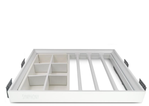 Wieszak na spodnie + organizer SYMPHONY WB-664-700 P1 biały