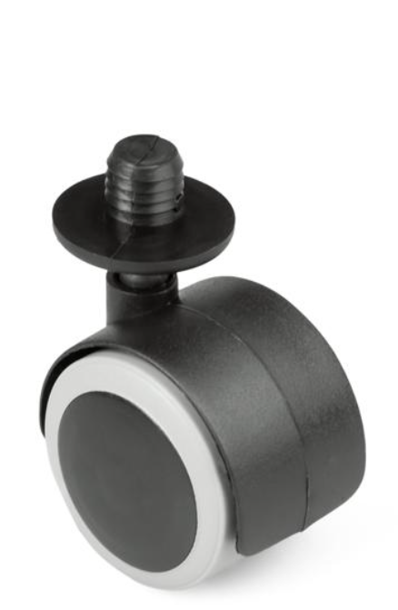 KÓŁKO OBROTOWE GUMOWANE Z BOLCEM 40 mm H-12