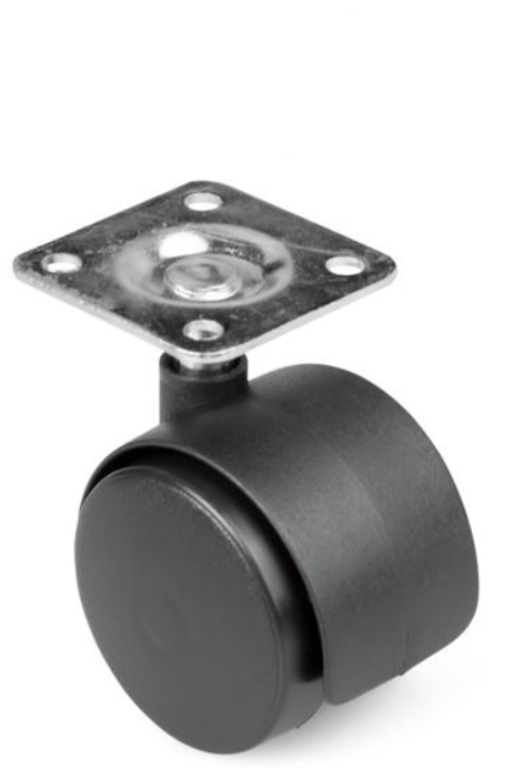 KÓŁKO OBROTOWE Z PŁYTKĄ 40 mm PLASTIKOWE