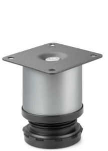 Okrągła nóżka meblowa H-60 mm aluminium