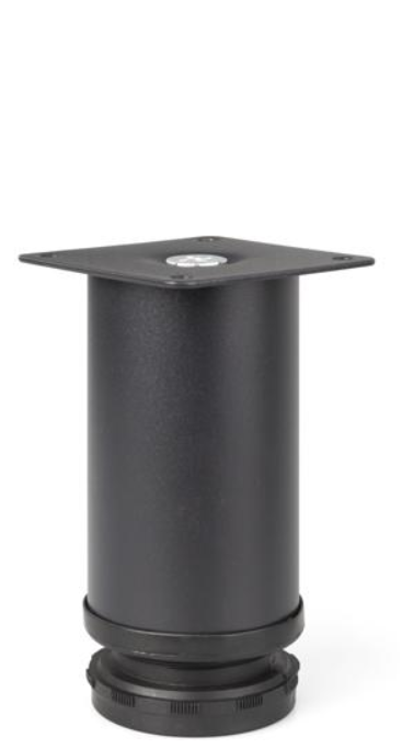 NÓŻKA MEBLOWA OKRĄGŁA DN-795 H-100 P2 CZARNA