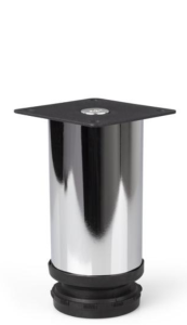 Okrągła nóżka meblowa H-100 mm chrom