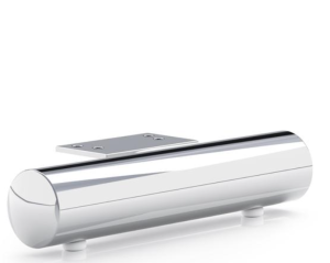 Chromowana okrągła nóżka meblowa L-150 mm