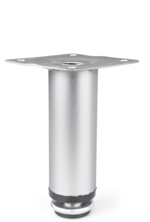 NÓŻKA MEBLOWA METALOWA DN-737 H-150 ALUMINIUM