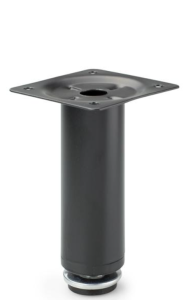 Metalowa nóżka meblowa H-100 mm czarna