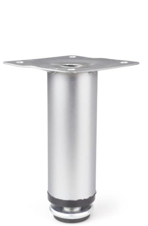 NÓŻKA MEBLOWA METALOWA DN-737 H-100 G6 ALUMINIUM
