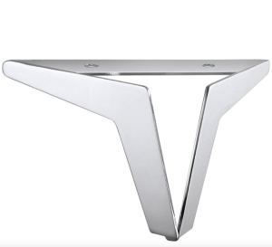 Chromowana nóżka meblowa H-175 mm